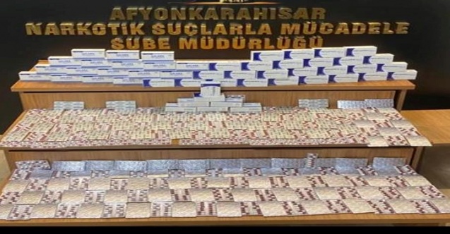 yapılan operasyonda 2 bin 794 adet uyuşturucu ele geçirildi