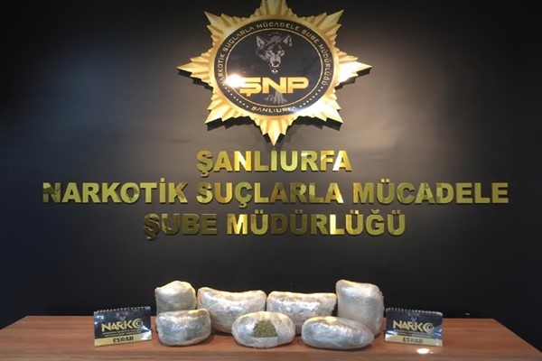 Şanlıurfa'da uyuşturucu operasyonu