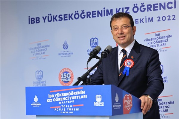 İmamoğlu: “İBB’nin öğrenci yurtları herkes eşit bir biçimde erişebilsin, diye açılıyor”