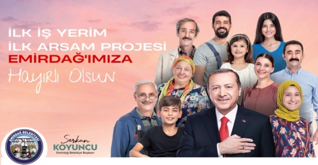 Emirdağ’da 500 Arsa, 500 Konut Projesine Başvurular Başladı