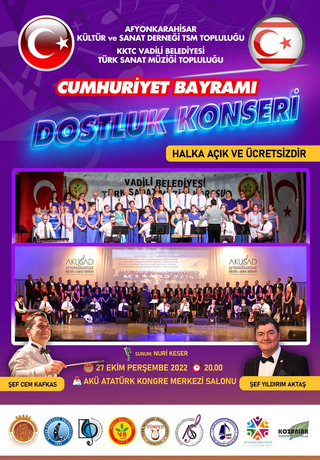Cumhuriyet Bayramı Dostluk Konseri