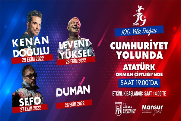 Cumhuriyet Bayramı Başkentte etkinliklerle kutlanacak