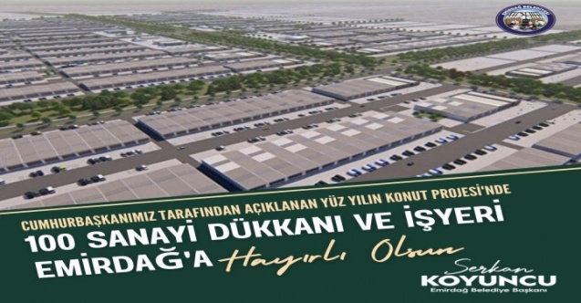 Yüzyılın Konut Projesinde Büyük Pay Emirdağ’a Verildi
