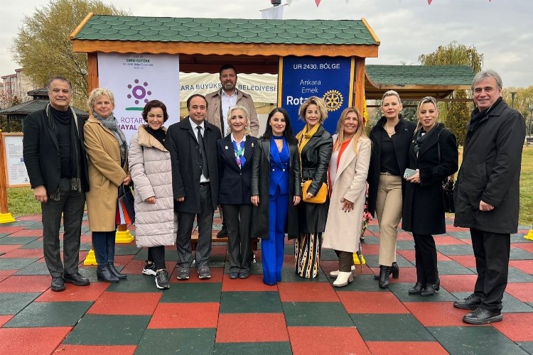 Başkent'te Rotary ve belediye işbirliğiyle Yaşam parkı açıldı
