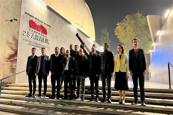 TFF yöneticileri, Panorama 25 Aralık Müzesi'ni ziyaret etti
