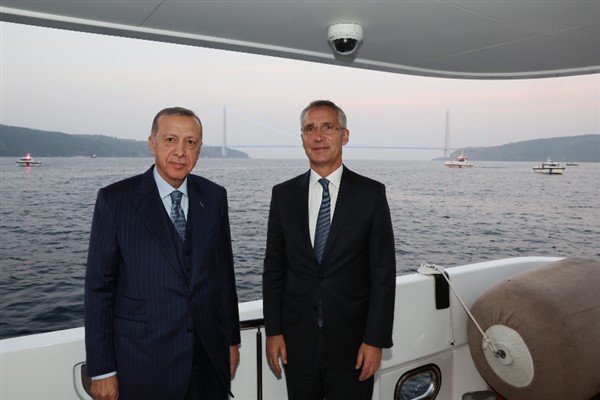 Cumhurbaşkanı Erdoğan, NATO Genel Sekreteri Stoltenberg'i kabul etti