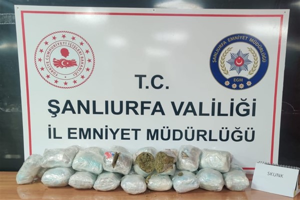 Şanlıurfa'da uyuşturucu operasyonu