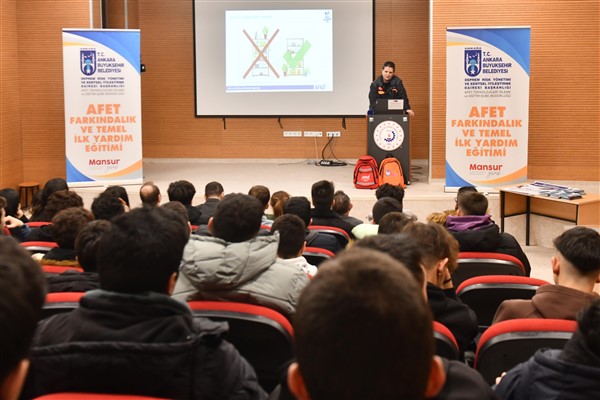 ABB’den Başkentli öğrencilere afet farkındalık eğitimi