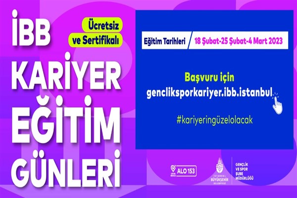 İBB'nin Kariyer Eğitim Günleri kayıtlar başladı