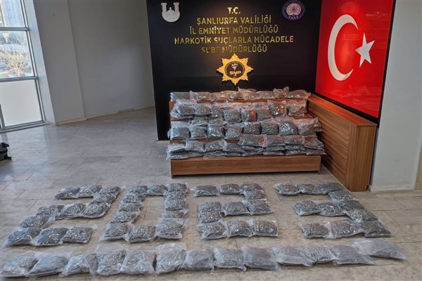 Şanlıurfa'da uyuşturucu operasyonu