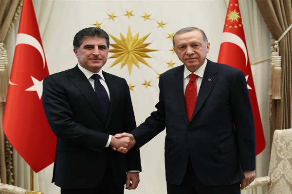 Cumhurbaşkanı Erdoğan, IKBY Başkanı Barzani'yi kabul etti