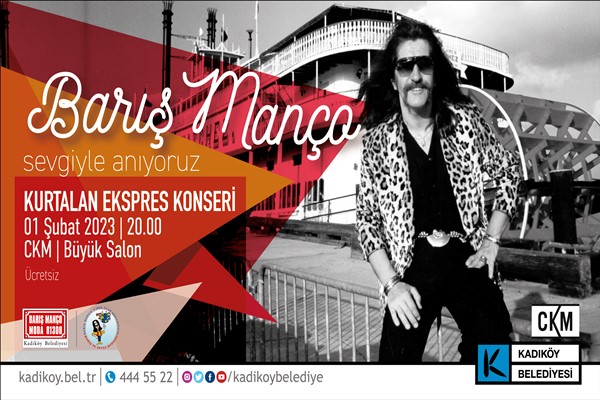 Kadıköy’de Barış Manço anılacak