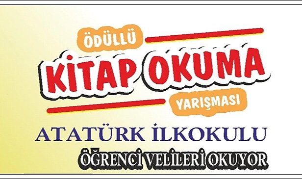 Atatürk İlkokulunda Altın Değerinde Kitap Okuma Yarışması Düzenleniyor
