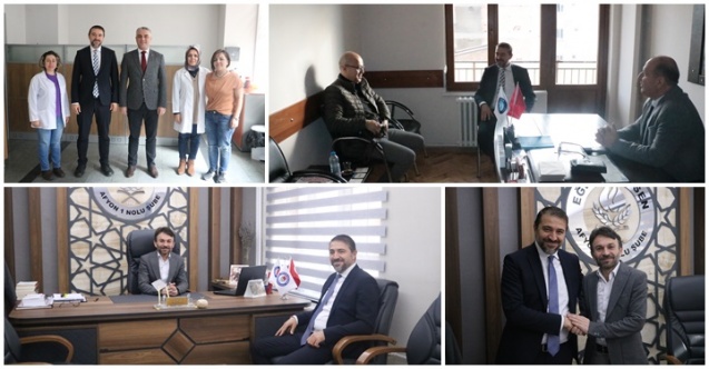 Dr. Ersan Özgür, Sendikaları Ziyarette Bulundu