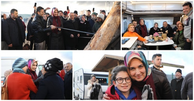 Karavan Kamp Ateşi Yakıldı