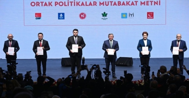 Millet İttifakı Ortak Politikalar Mutabakat Metni Açıklandı