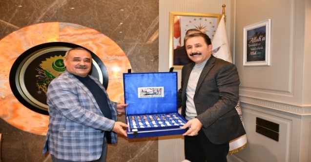 Mustafa Tarlacı, Başkan Şahin’i Ziyaret Etti