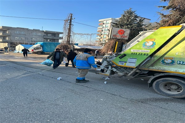 Haliliye’den Adıyaman’a temizlik desteği