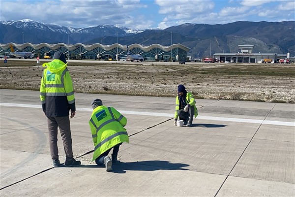 Hatay Havalimanı onarım çalışmalarında sona gelindi
