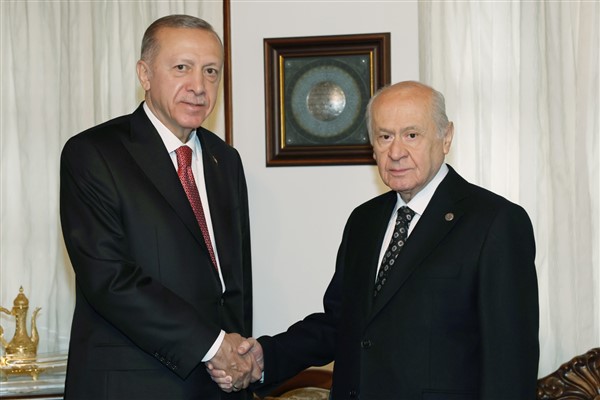 Cumhurbaşkanı Erdoğan, Bahçeli'yi ziyaret etti