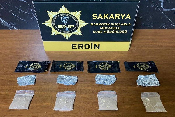 Sakarya'da uyuşturucu operasyonu