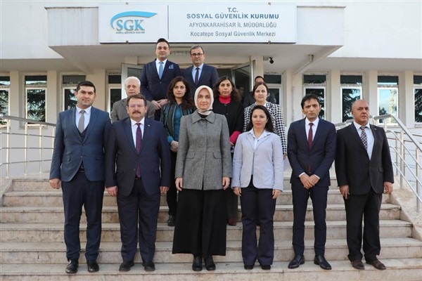 Vali Yiğitbaşı’ndan SGK İl Müdürlüğü ve Afyonkarahisar Barosu’na ziyaret