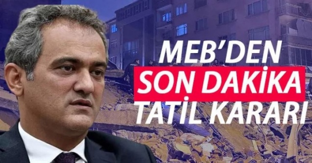 Türkiye genelinde okullar bir hafta tatil edildi