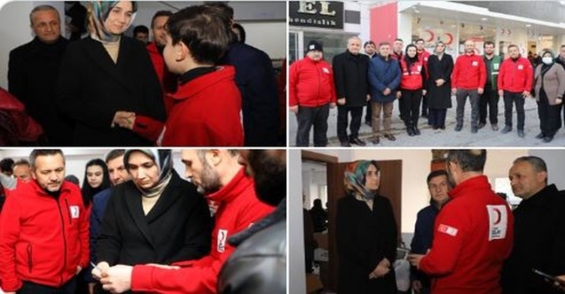 Vali Yiğitbaşı Kızılay Şube Başkanlığını Ziyarette Bulundu